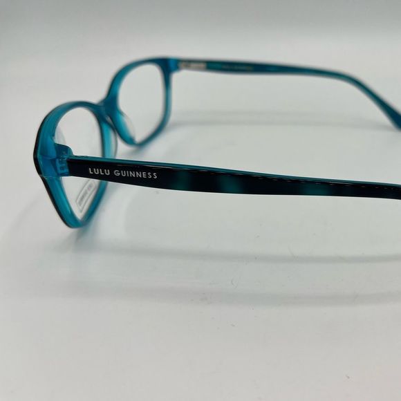 NEW LULU GUINESS BLACK & TEAL GLASSES L208 - Picture 5 of 10